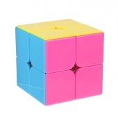 Кубик Рубика 2х2 без наклеек, мягкий механизм